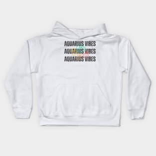 Aquarius Vibes Kids Hoodie